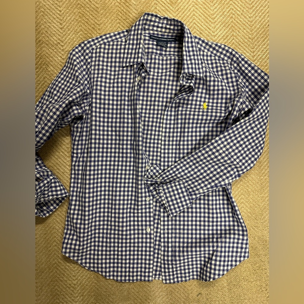 Ralph Lauren Sport Plaid Button Up